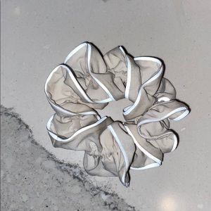 Lululemon white scrunchie